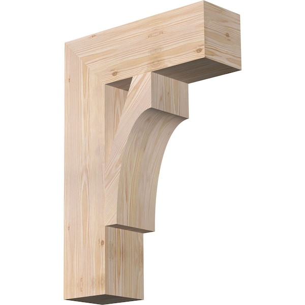 Ekena Millwork Westlake Block Smooth Bracket, Douglas Fir, 5 1/2"W x 18"D x 26"H BKT06X18X26WTL05SDF - main
